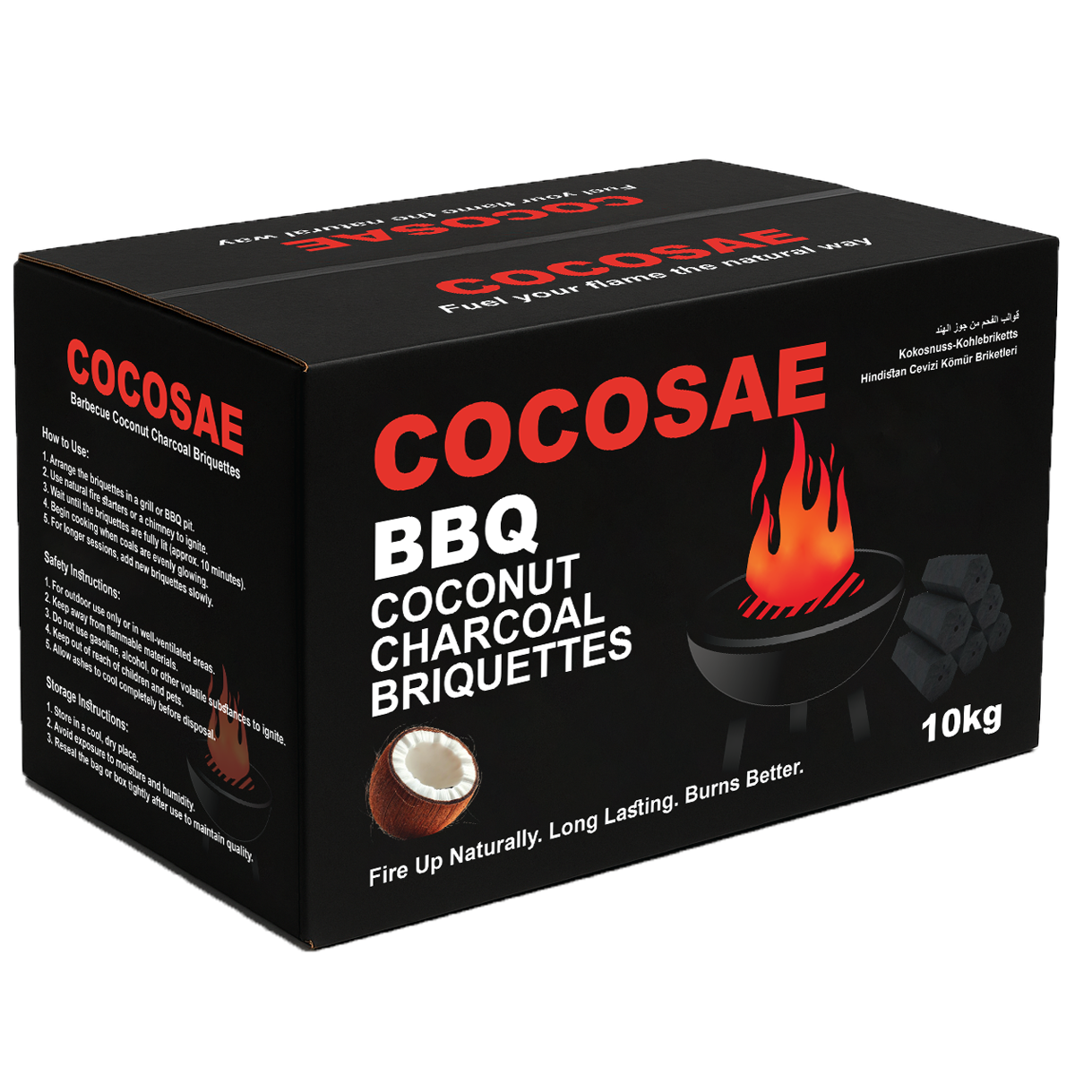 Coconut charcoal briquettes factory