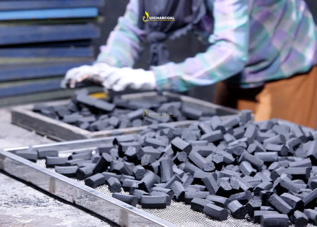 coconut charcoal briquettes factory