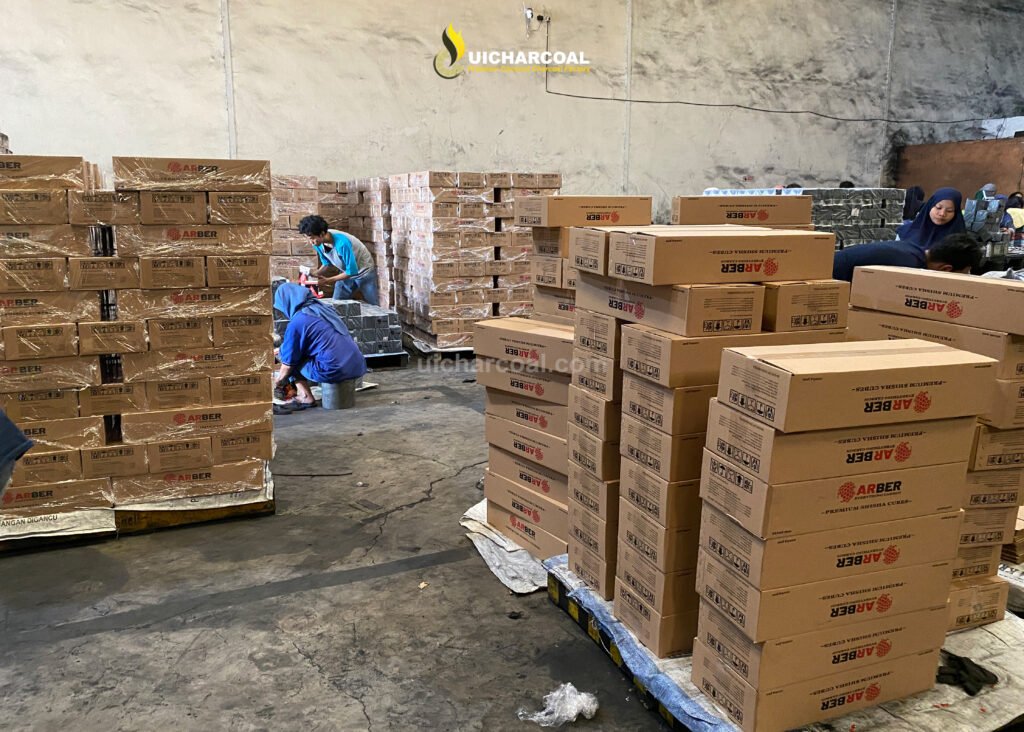 coconut charcoal briquettes factory