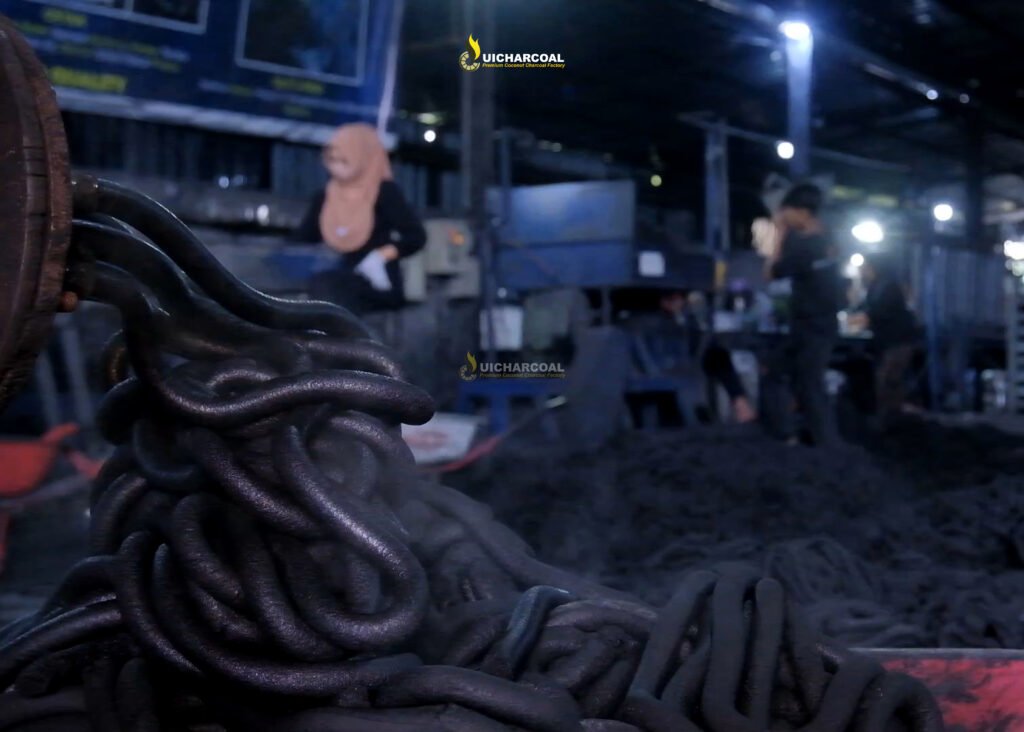 coconut charcoal briquettes factory