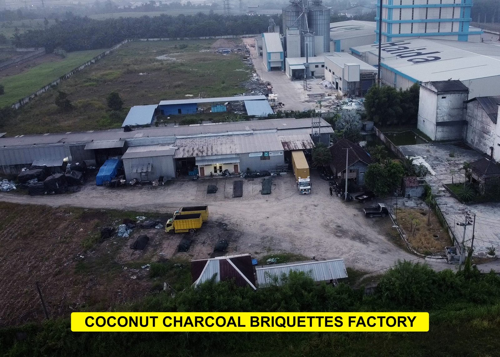coconut charcoal briquettes factory